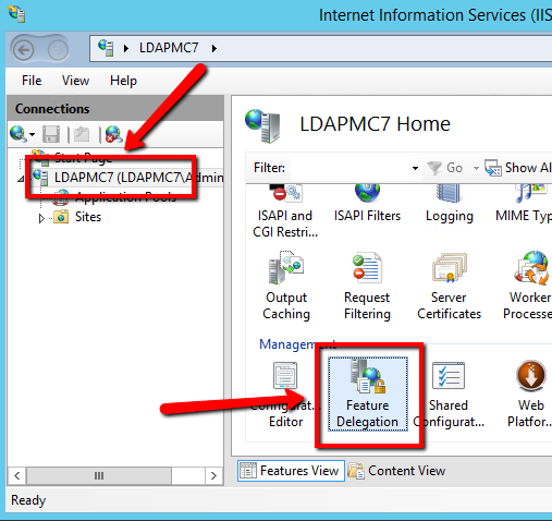 Server Node Selection in ISS